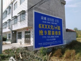麻江墙体广告质量分析